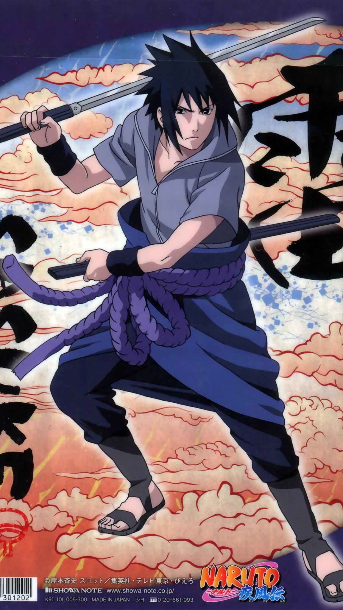 Sasuke Uchiha with Sharingan activated