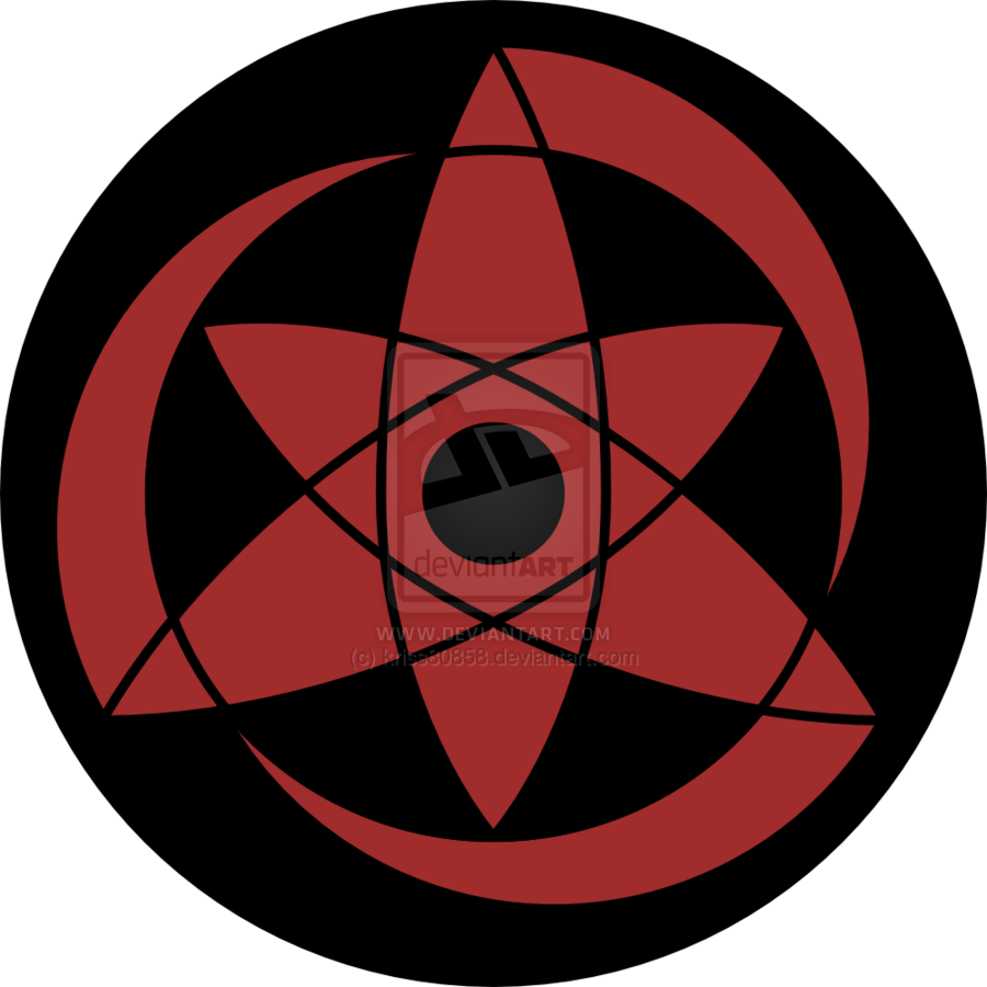 Base Sharingan — three tomoe